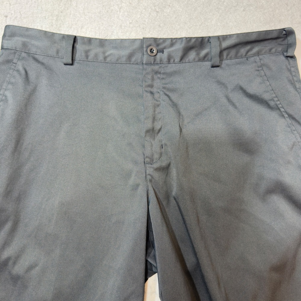 Nike Golf Dri-FIT Mens Shorts Size 34 Dark Gray Charcoal Performance Golfing